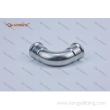 Stainless steel M-profile for water 90 degree elbow